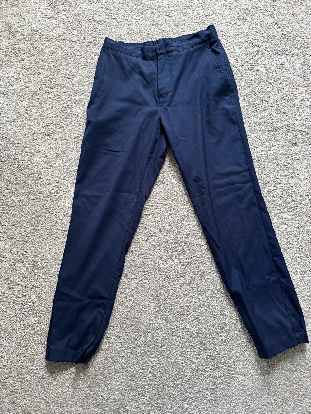 Mizzen+Main Navy Slim Tapered Chinos